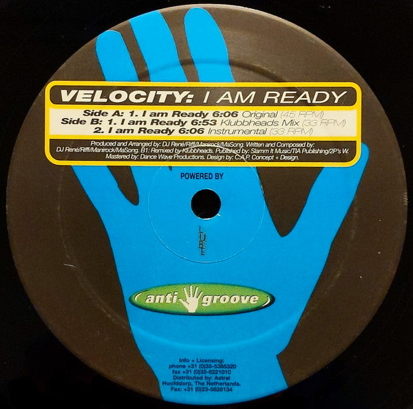 Velocity (3) : I Am Ready (12")