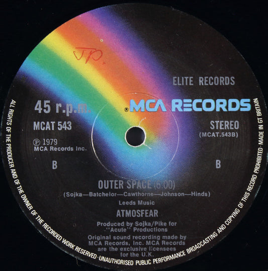 Atmosfear : Dancing In Outer Space (12")