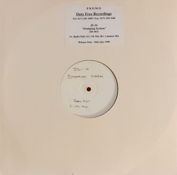 JS:16* : Stomping System (12", Promo, W/Lbl)