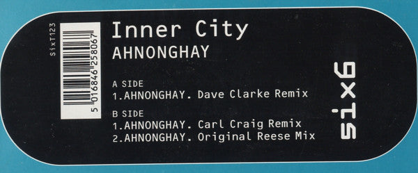 Inner City : Ahnonghay (12")