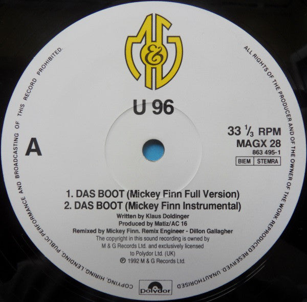 U 96* : Das Boot (12", Single)
