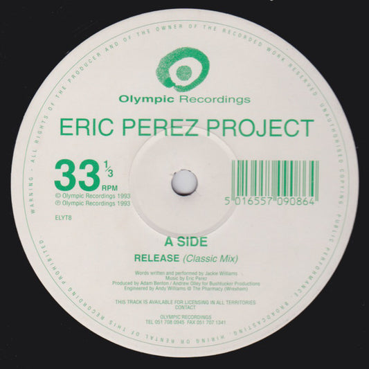 Eric Perez Project : Release (12")