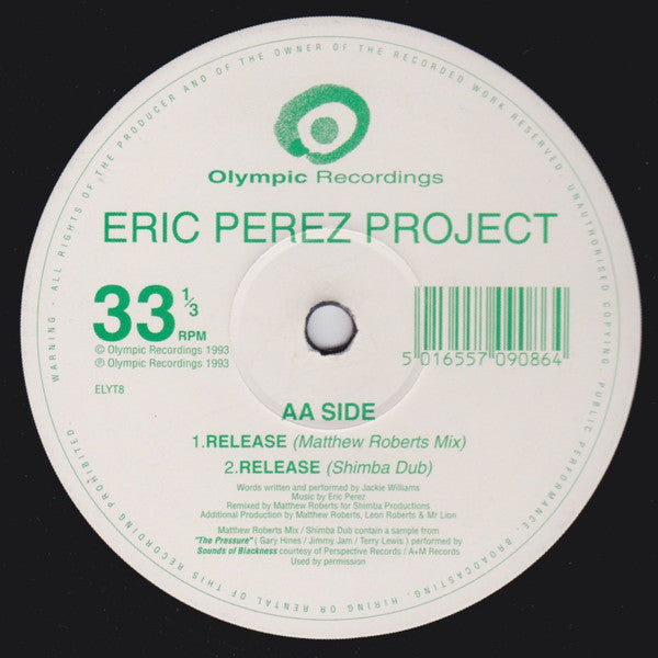 Eric Perez Project : Release (12")