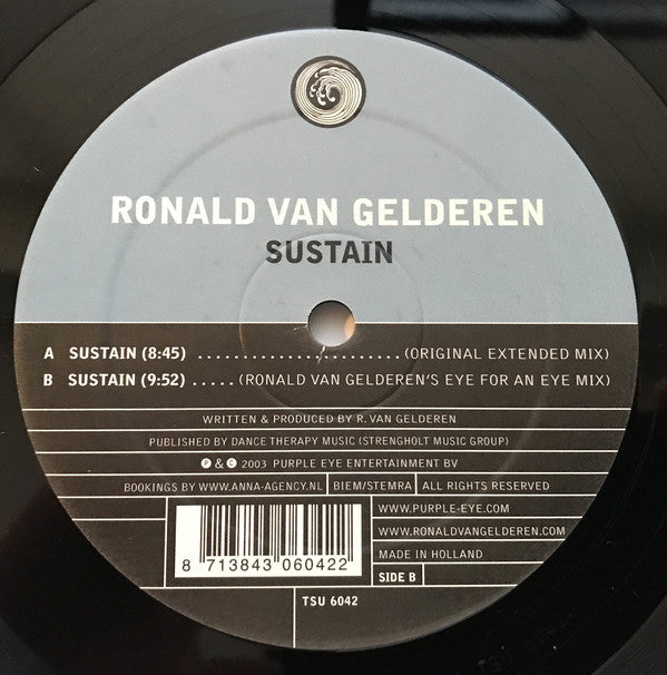 Ronald van Gelderen : Sustain (12")