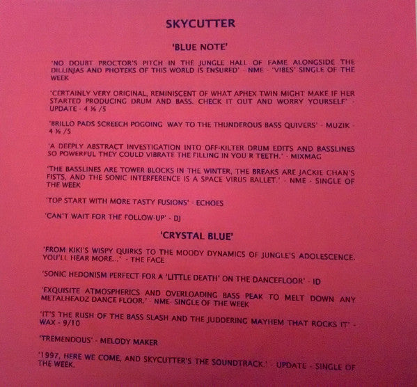 Skycutter : Big Bad City / Unit Pressure (12")