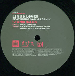 Linus Loves Featuring Sam Obernik : Stand Back (12")