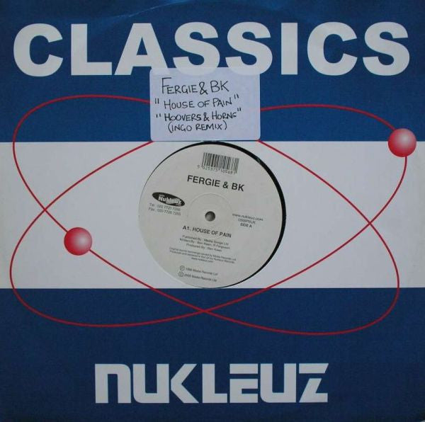 Fergie & BK : House Of Pain (12", Single)