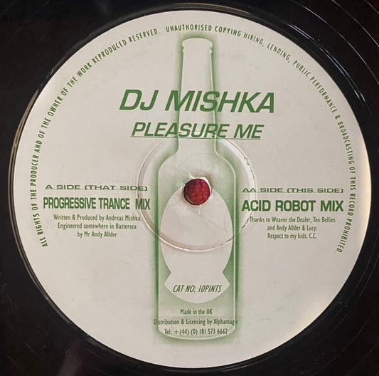 DJ Mishka : Pleasure Me (12", Col)