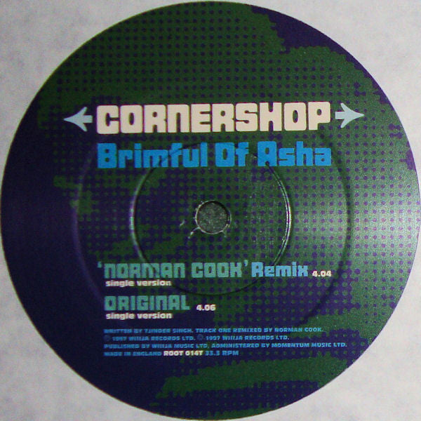 Cornershop : Brimful Of Asha 'Norman Cook' Remix (12")