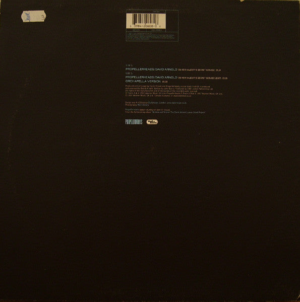 Propellerheads / David Arnold : On Her Majesty's Secret Service (12", Single)