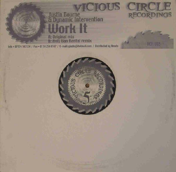 Justin Bourne & Dynamic Intervention : Work It (12")