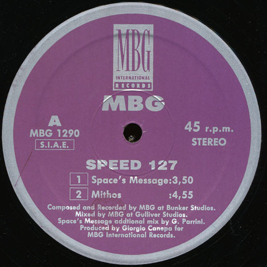 MBG : Speed 127 (12")