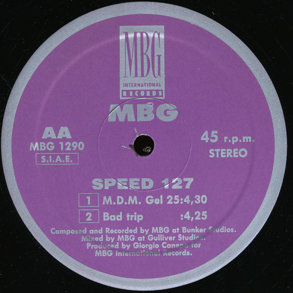 MBG : Speed 127 (12")