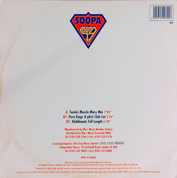 Marradonna : Out Of My Head 97 (12")