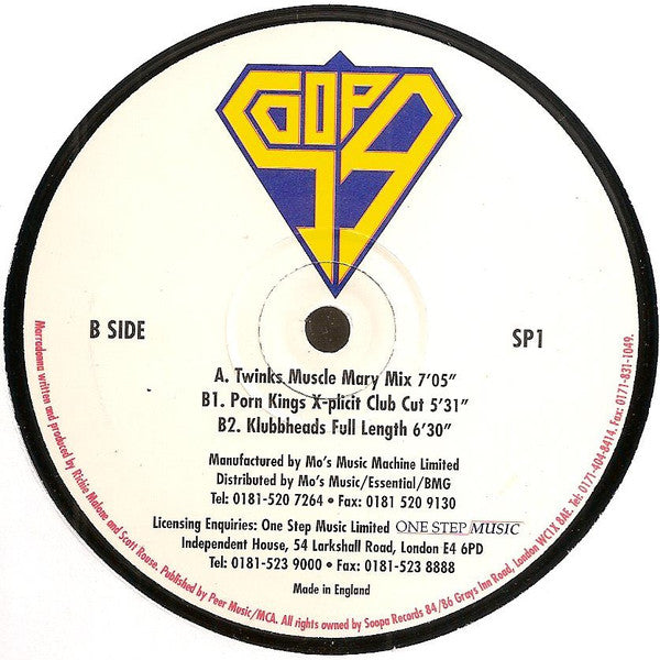 Marradonna : Out Of My Head 97 (12")