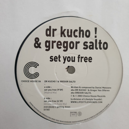 Dr. Kucho! & Gregor Salto : Set You Free (12")