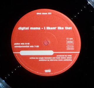 Digital Mama : I Likem' Like That (12")
