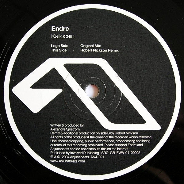 Endre : Kallocain (12")
