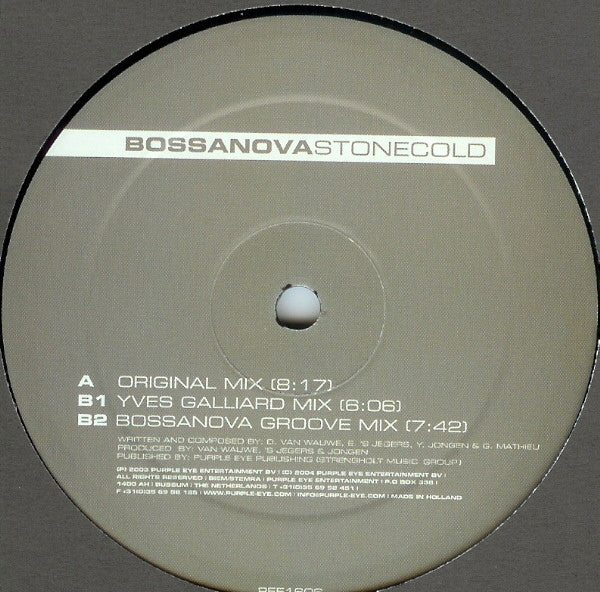 Bossanova : Stonecold (12")