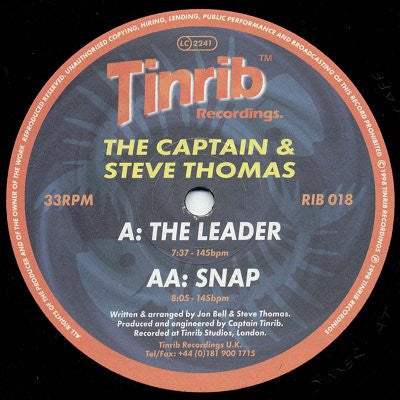 The Captain & Steve Thomas : The Leader / Snap (12")