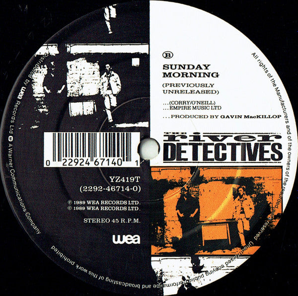 The River Detectives : Saturday Night Sunday Morning (12", Single)