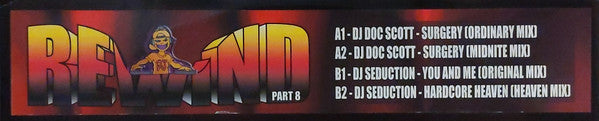 DJ Doc Scott* / DJ Seduction : DJ Rewind Part 8 (12", Unofficial, W/Lbl)