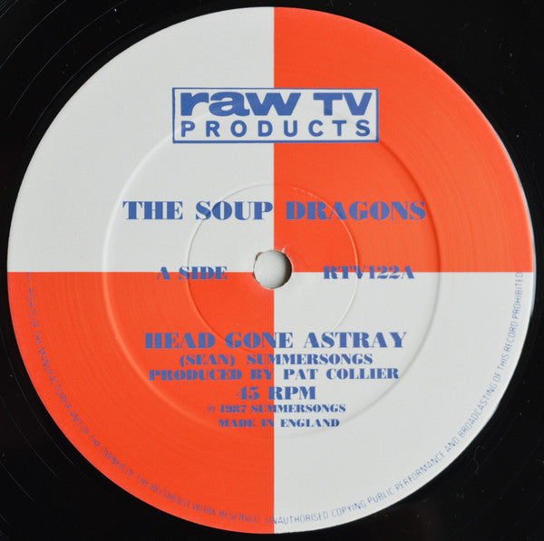 The Soup Dragons : Head Gone Astray (12", Single)