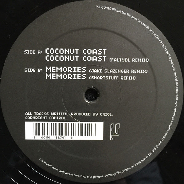 Oriol (2) : Coconut Coast (12")