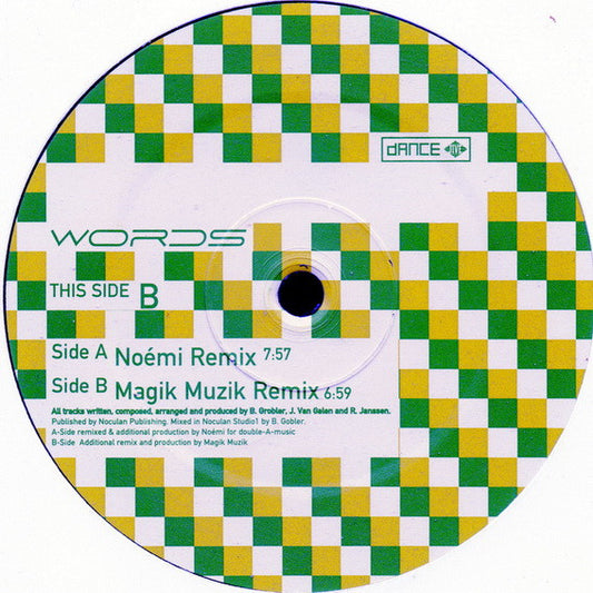 Dance Nation : Words (12")