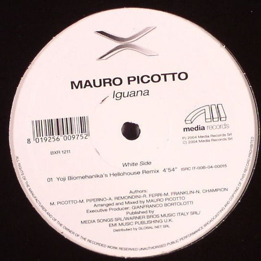 Mauro Picotto : Iguana (12")