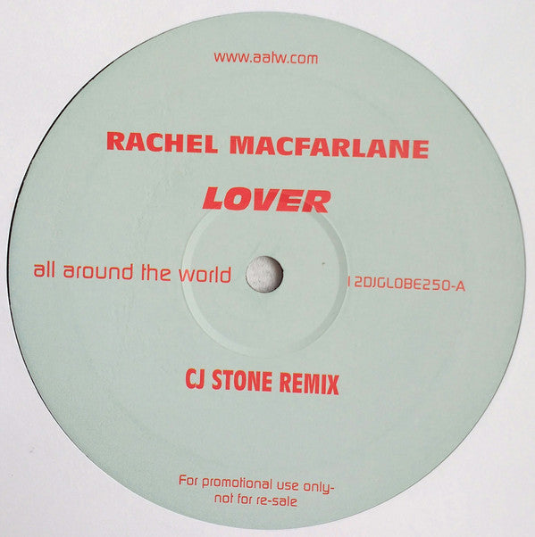 Rachel McFarlane : Lover (2x12", Promo)