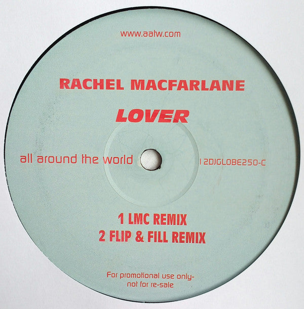 Rachel McFarlane : Lover (2x12", Promo)