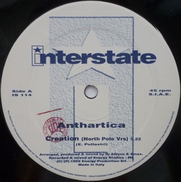 Anthartica : Creation (12")