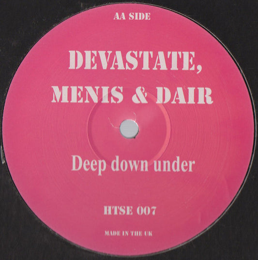 Devastate, Tazz & Concept / Devastate, Menis (2) & Dair : React Hard / Deep Down Under (12")