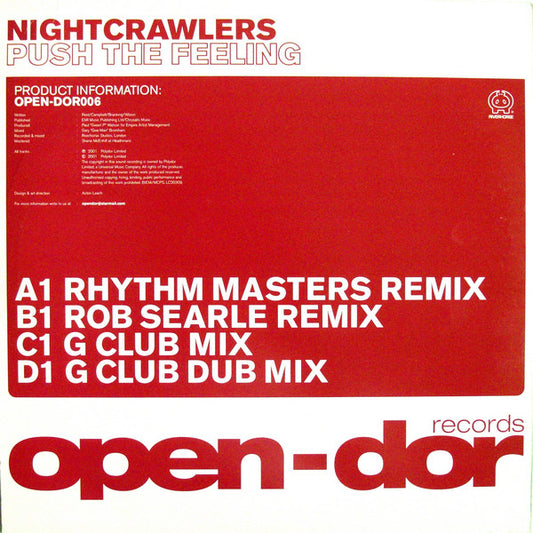 Nightcrawlers : Push The Feeling (2x12")