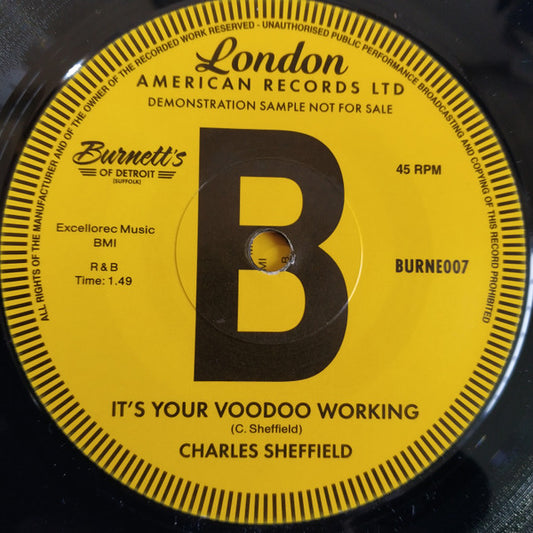 The Delcos / Charles Sheffield : Arabia / It's Your Voodoo Working (7", Single, Promo)