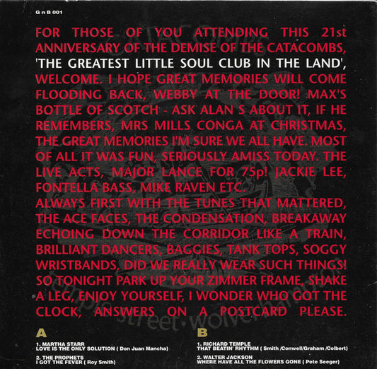 Various : Wolverhampton Civic Hall 21st Anniversary (7", EP, Ltd, Num)