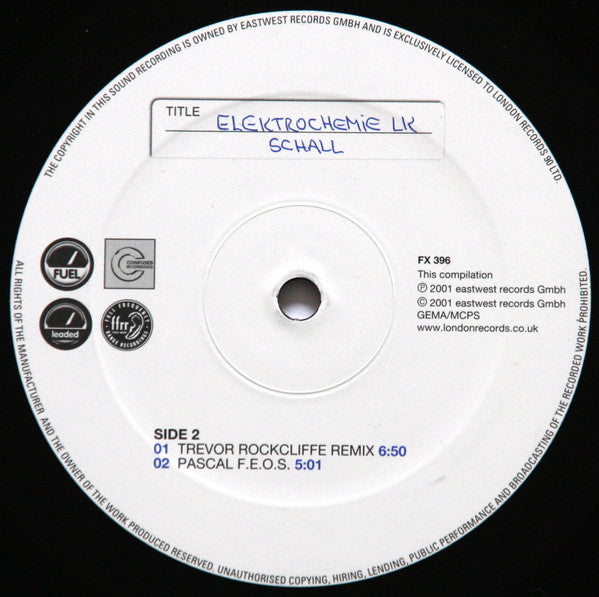 Elektrochemie LK : Schall (12")