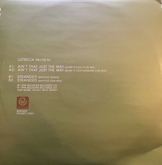 Lutricia McNeal : Stranded / Ain't That Just The Way (Remixes) (12", Promo)