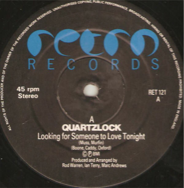 Quartzlock : Looking For Someone To Love Tonight / Love Eviction (12")