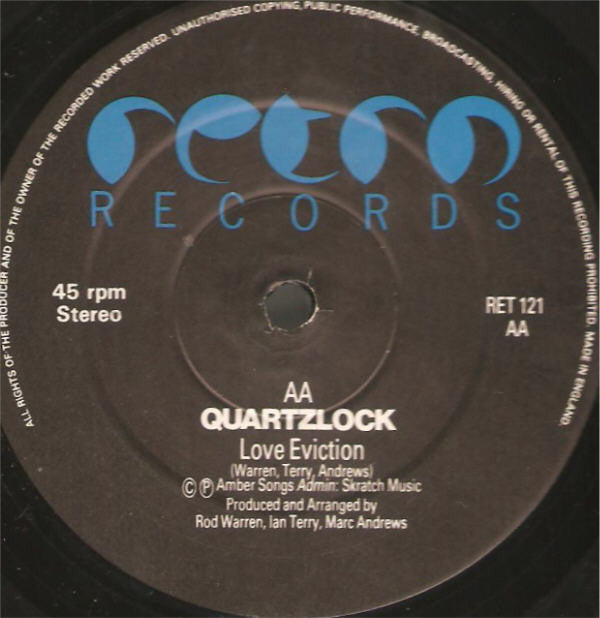 Quartzlock : Looking For Someone To Love Tonight / Love Eviction (12")