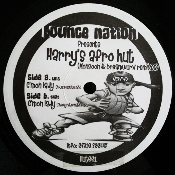 Harry's Afro Hut : C'mon Lady (Monsoon & Dreamwurx Remixes) (12")
