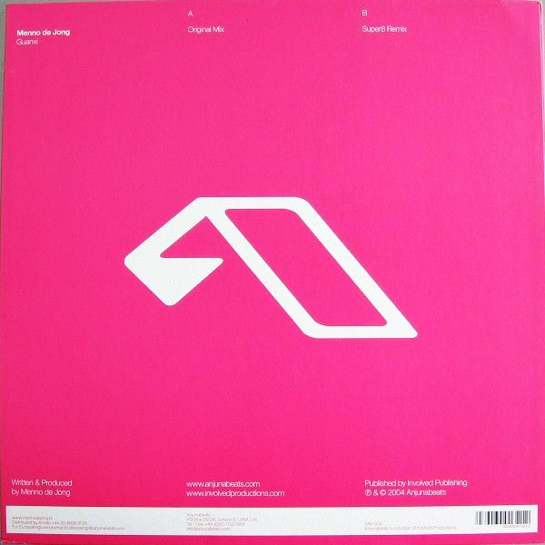 Menno de Jong : Guanxi (12")
