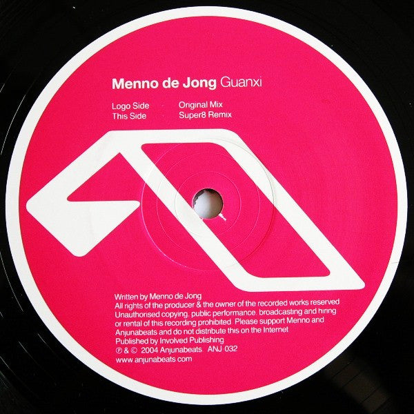 Menno de Jong : Guanxi (12")