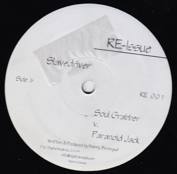 Soul Grabber V Paranoid Jack : Soul Grabber V Paranoid Jack (12")