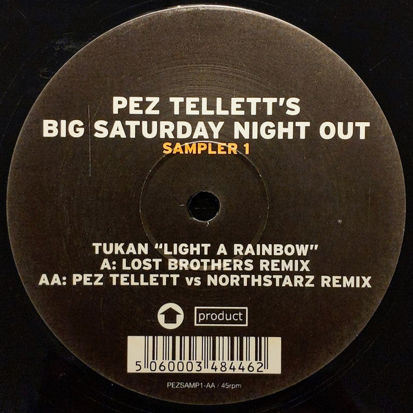 Tukan : Pez Tellett's Big Saturday Night Out (Sampler 1) (12", Ltd, Smplr)