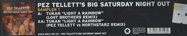 Tukan : Pez Tellett's Big Saturday Night Out (Sampler 1) (12", Ltd, Smplr)