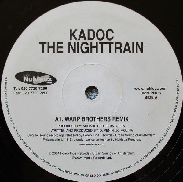 Kadoc : The Nighttrain (12")