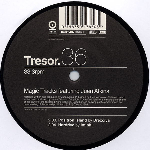 Various : Magic Tracks Featuring Juan Atkins (12", Comp)
