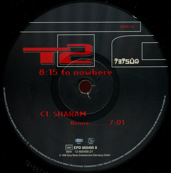 T2 : 8:15 To Nowhere (2x12")